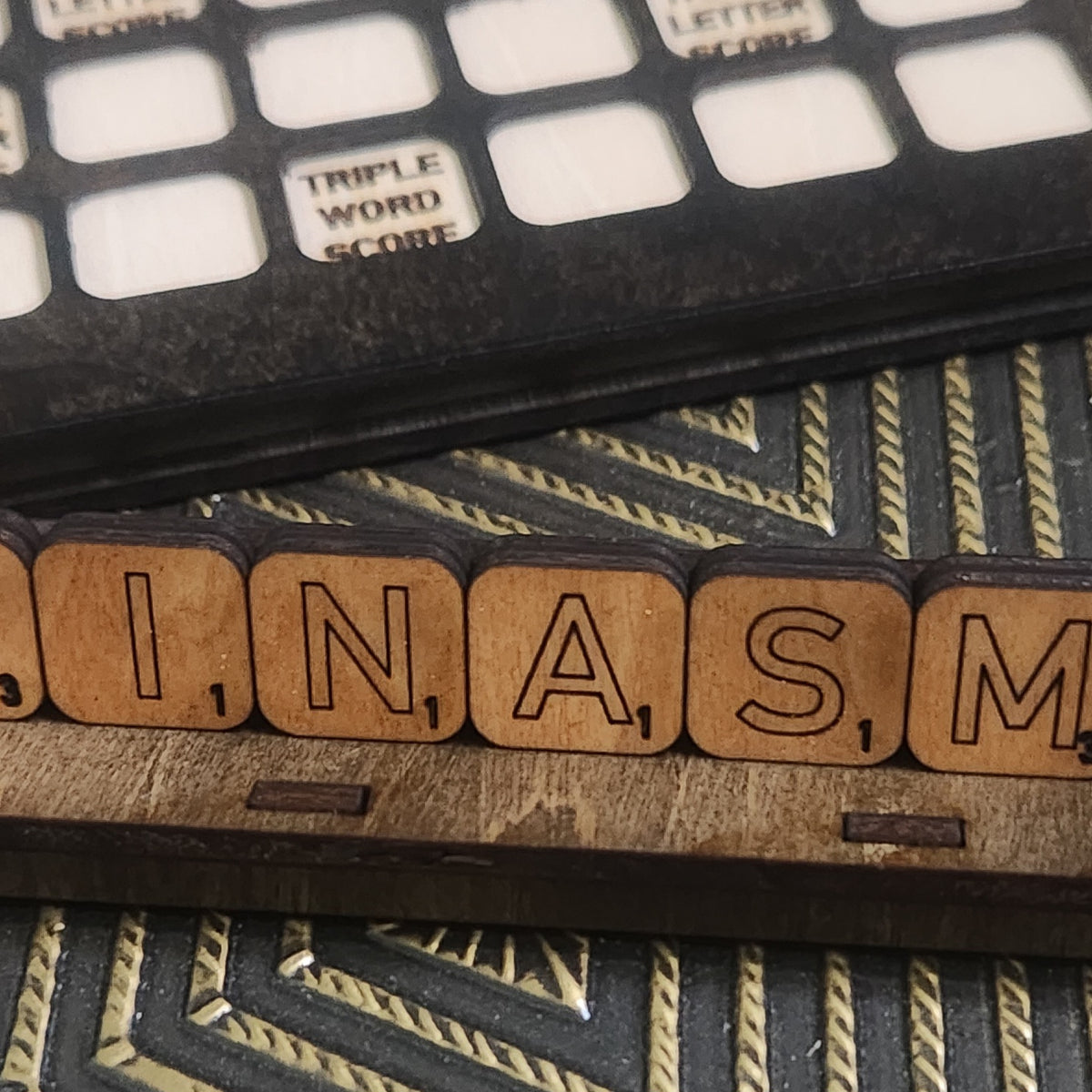 SCRABBLE Game Set | CELESTIAL COMPASS | FREE PERSONALIZATION