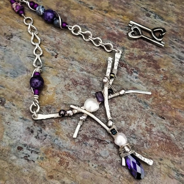 SOLD OUT - ARTISAN JEWELRY CLASS - BASIC METALSMITHING & CHAIN MAKING, Serenity Neck Wear, Saturday Oct 4, Studio Navarri {North / East Knoxville}