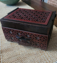 TERASSO Jewelry Box, Walnut & Rosewood Tones (can be personalized)