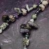 Avelavee Angel Necklace, Sterling and Charoite, One of a Kind