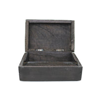 Box, Wooden Jewelry/Tarot Box (6 x 4 in.) - Pink Celestial (Black)