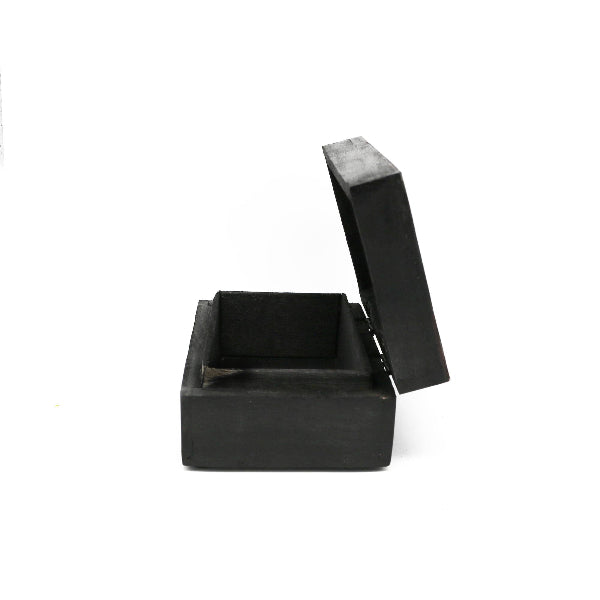 Box, Wooden Jewelry/Tarot Box (6 x 4 in.) - Pink Celestial (Black)