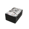 Box, Wooden Jewelry/Tarot Box (6 x 4 in.) - Pink Celestial (Black)