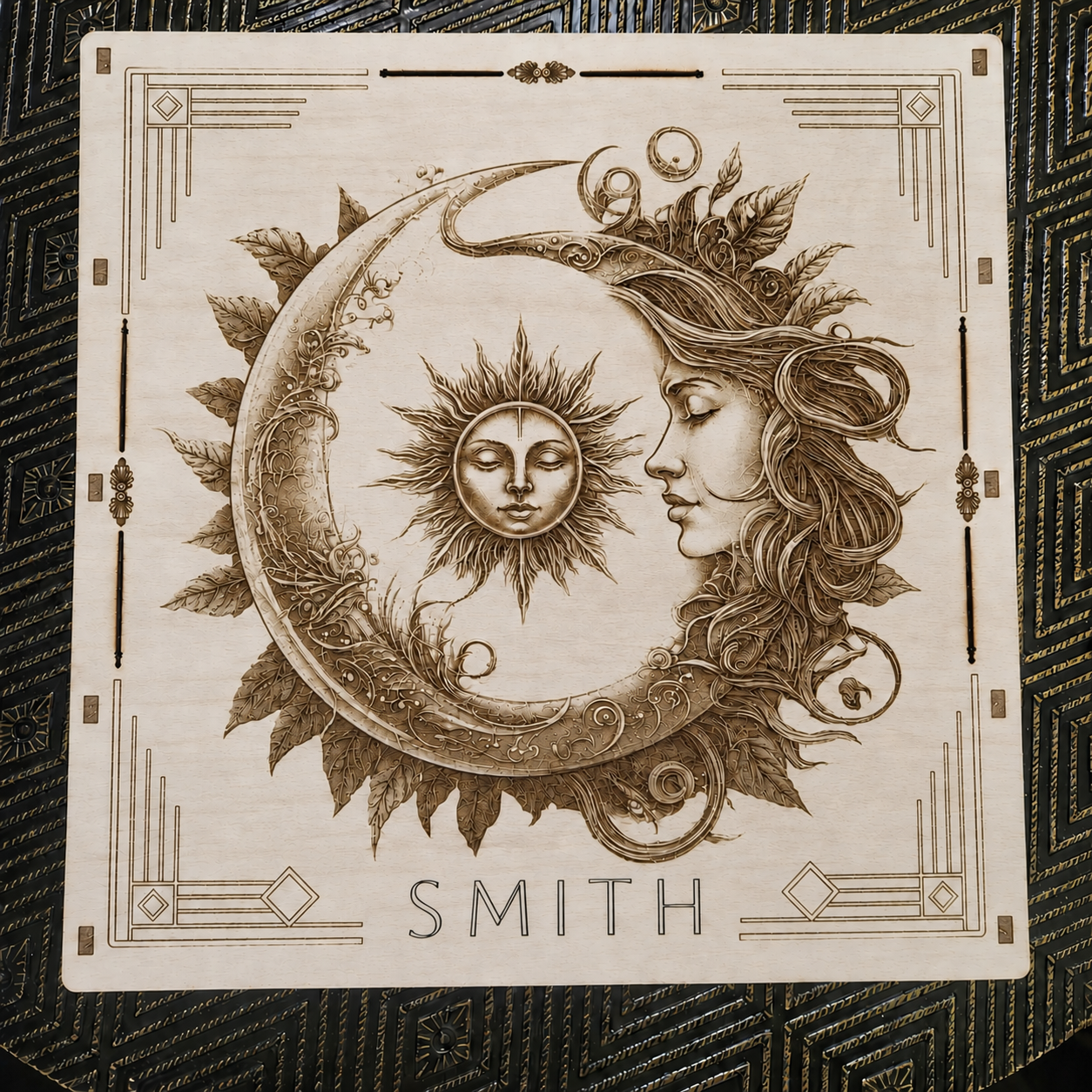 SCRABBLE Game Set, MOTHER MOON - CAN BE PERSONALIZED - The Navarri Game Collection