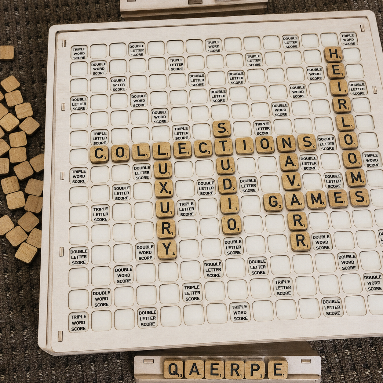 SCRABBLE Game Set, MOTHER MOON - CAN BE PERSONALIZED - The Navarri Game Collection