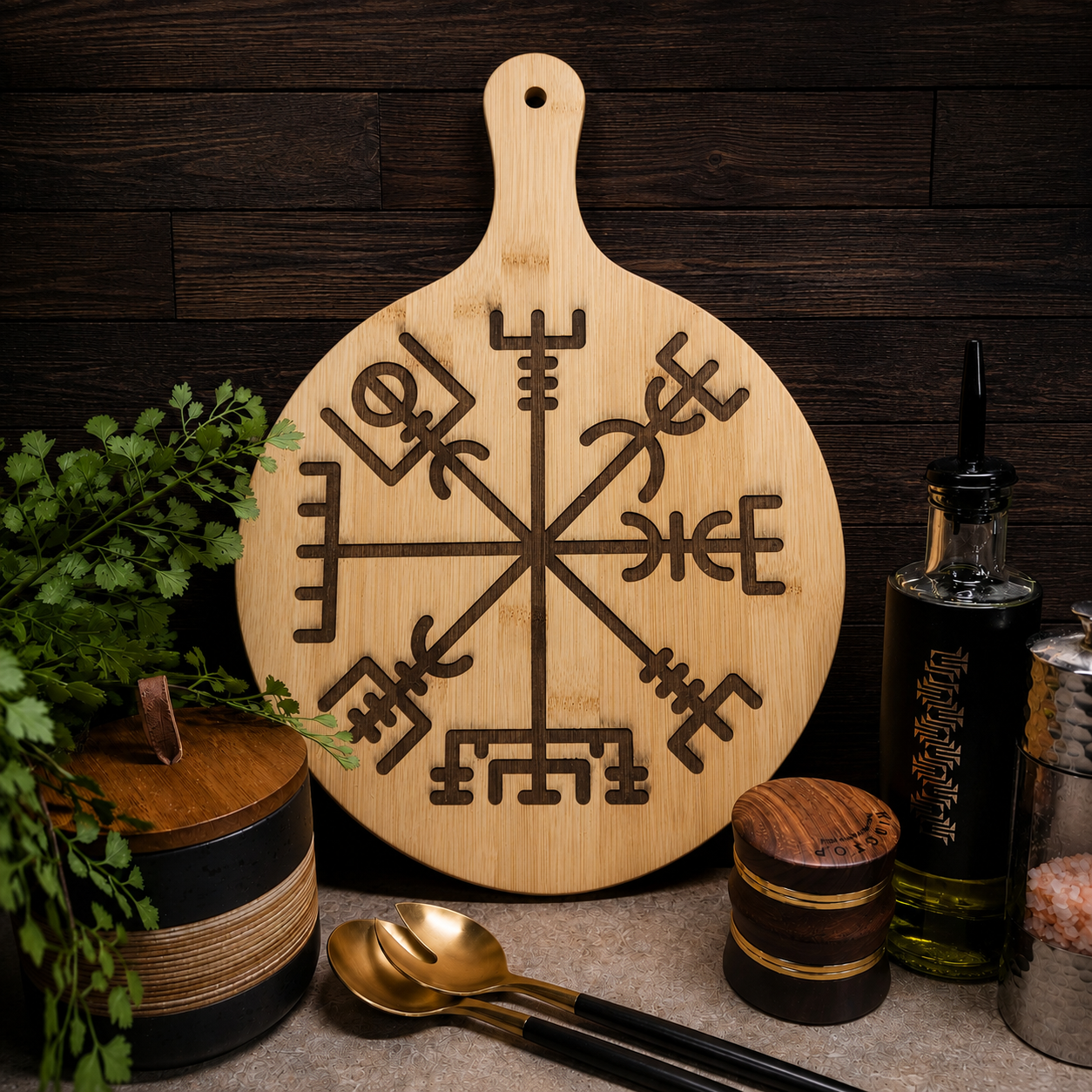 CHARCUTERIE BOARD, Viking Vegvísir