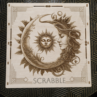 SCRABBLE Game Set, MOTHER MOON - CAN BE PERSONALIZED - The Navarri Game Collection