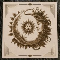 SCRABBLE Game Set, MOTHER MOON - CAN BE PERSONALIZED - The Navarri Game Collection