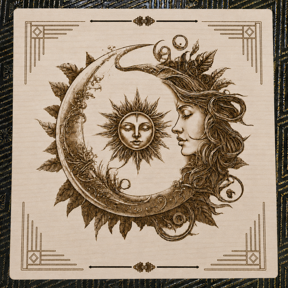 SCRABBLE Game Set, MOTHER MOON - CAN BE PERSONALIZED - The Navarri Game Collection