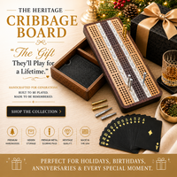 Heritage CRIBBAGE Game Set - The Navarri Game Collection