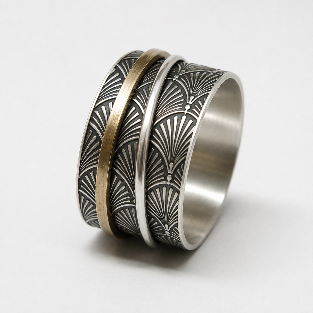AUG 8 - PAPYRUS SPINNING RING, Intermediate Silversmithing Workshop