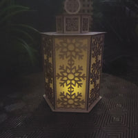 Snowflake Lantern Large