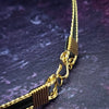 COLLAR - AMARI V Style Collar, Black and Gold {Limited Release}
