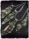SOLD - FLORAL GARDEN PENDANT, JOZI, Sterling with Pink Sapphire, One of A Kind, Ready To Ship