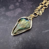SOLD ~ Labadorite and Gold, Infinity Chain, One Of A Kind, Ready to Ship