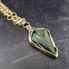 SOLD ~ Labadorite and Gold, Infinity Chain, One Of A Kind, Ready to Ship
