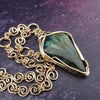 SOLD ~ Labadorite and Gold, Infinity Chain, One Of A Kind, Ready to Ship