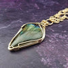 SOLD ~ Labadorite and Gold, Infinity Chain, One Of A Kind, Ready to Ship